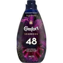 Comfort Amaciante Concentrado Segredos 48 1,5 Lts Kit 3un