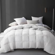 Comforter Hotel Grand Luxury White Goose Feather Queen Comforter Hotel Grand Luxury White Goose Feather Queen