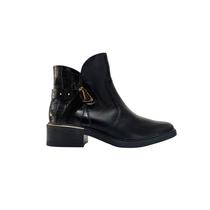 Comfortflex Bota Montaria Cano Curto em Couro Ref. 2569301 Tamanhos Especiais Feminino