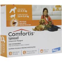 Comfortis para Cães (4,5 a 9 Kg) e Gatos (2,8 a 5,4 Kg) 270 mg