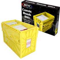 Comic Book Bin BCW Short Holds 150 Comics Yellow Single