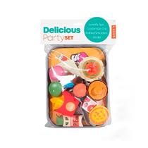 Comida de Brincar Kit de Docinhos Batata Frita Prato e Talheres LY8711 - Dorémi