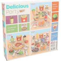 Comida de Brincar Kit deSteak e Sobremesas LY8616 - Dorémi Comida de Brincar Kit deSteak e Sobremesas LY8616 - Dorémi