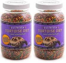 Comida em pellets pequenos Fluker's Tortoise Diet, 200 g, pacote com 2 Comida em pellets pequenos Fluker's Tortoise Diet, 200 g, pacote com 2
