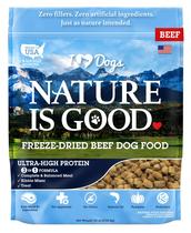 Comida liofilizada para cães iHeartdogs Nature is Good Beef 600mL