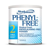 Comida medicinal Mead Johnson sem fenil 2 454g para PKU