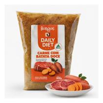 Comida Natural Ração Úmida Carne Bovina Cães Bongos 300g