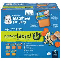 Comida para bebês Gerber 2nd Foods Hearty Dinners Puré de 120 ml (pacote com 32)