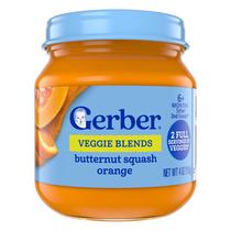 Comida para Bebês Gerber Abóbora Butternut com Laranja 10x113ml