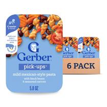 Comida para bebês Gerber Stage 3, macarrão ao estilo mexicano, pacote com 6 Comida para bebês Gerber Stage 3, macarrão ao estilo mexicano, pacote com 6