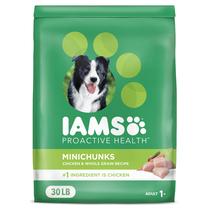Comida para cães Iams Proactive Health Minichunks, saco adulto de 13,6 kg