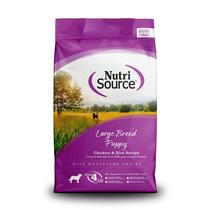 Comida para cães NutriSource Puppy para frango de raças grandes 26 libras