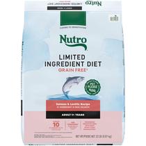 Comida para cães Nutro com ingredientes limitados, dieta dietética, salmão, 10 kg