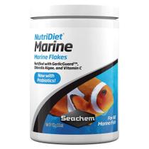 Comida para peixes Seachem Nutridiet Marine Flakes com probióticos 100g Comida para peixes Seachem Nutridiet Marine Flakes com probióticos 100g