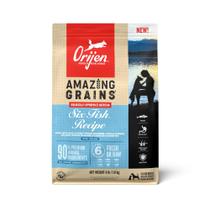Comida seca para cães ORIJEN Amazing Grains Six Fish Recipe 1,8 kg