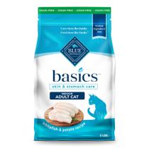 Comida seca para gatos Blue Buffalo Basics Cuidados com a pele e o estômago 2,27 kg
