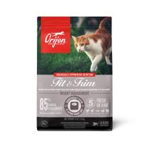 Comida seca para gatos ORIJEN Fit and Trim, sem grãos, 1,8 kg para adultos