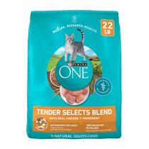 Comida seca para gatos Purina ONE Tender Selects com frango real de 10 kg