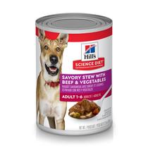 Comida úmida para cães Hill's Science Diet, ensopado de carne para adultos de 1 a 6 anos, 380 ml