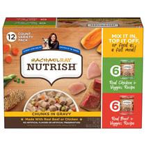 Comida úmida para cães Nutrish Rachael Ray Chunks em molho 390mL (x12)