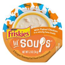 Comida Úmida para Gatos Friskies Lil' Soups Chicken - Lickable Cat Treats