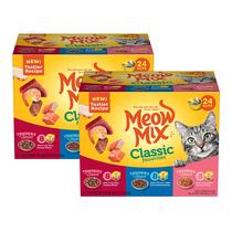 Comida úmida para gatos Meow Mix Tenders em molho clássico 2,75 onças x 48