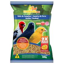 Comidas de Passarinhos Melodia Pet 500g Galo De Campina