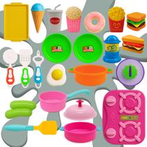 Comidinha Brinquedo Masterchef Cozinha Fogão Panela Lanches