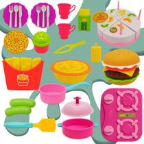 Comidinha Brinquedo Pratinho Talher Cozinha Pizza Bolo
