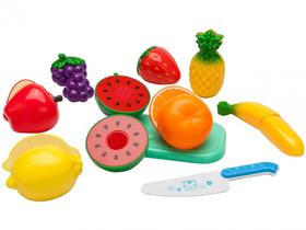 Comidinha de Brinquedo Creative Fun - Feirinha Divertida de Frutas 10 Peças Multikids Comidinha de Brinquedo Creative Fun - Feirinha Divertida de Frutas 10 Peças Multikids