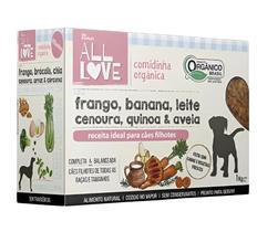Comidinha Orgânica Cães Filhotes All Love 1kg
