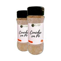 Cominho em Pó Puro Tempero 100% Natural Kit 2 Pote com Dosador 60g