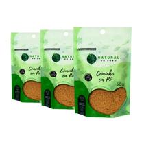 Cominho Puro em Pó Alta Qualidade Kit 3 100% Natural Pouch 50g Cominho Puro em Pó Alta Qualidade Kit 3 100% Natural Pouch 50g