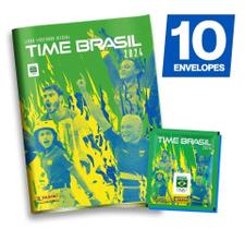 COMITE OLIMPICO DO BRASIL 2024 - Álbum Capa Cartão + Kit Com 10 Envelopes