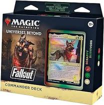 Commander Deck Fallout Scrappy Survivors em inglês