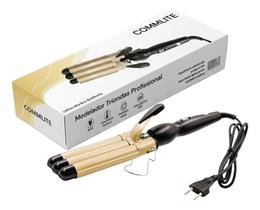 Commlite Tri-Ondas Chapinha Modelador Cabelo Cerâmica Ondula