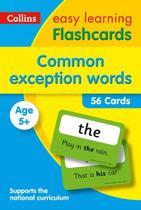 COMMON EXCEPTION WORDS FLASHCARDS - COLLINS EASY LEARNING KS -
