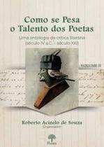 Como Se Pesa O Talento Dos Poetas - Vol II - PONTES Como Se Pesa O Talento Dos Poetas - Vol II - PONTES