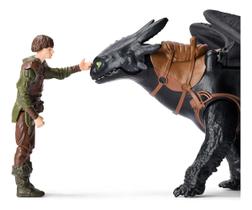 Como Treinar O Seu Dragão - Boneco Soluço E Dragão Banguela - Sunny