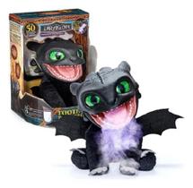 Como Treinar Seu Dragão Banguela Interativa Animatrônica Real FX C/50 sons e reações - Fumaça e Luzes - Sunny