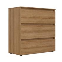 Cômoda 03 Gavetas THB Condessa 5889, Almendra - 90 CM Cômoda 03 Gavetas THB Condessa 5889, Almendra - 90 CM