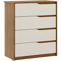 Comoda 04 Gavetas Corrediças Telescopicas Atria Amendola Touch Off White Demartez Comoda 04 Gavetas Corrediças Telescopicas Atria Amendola Touch Off White Demartez