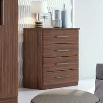 Cômoda 04 Gavetas Lopas Baião Imbuia