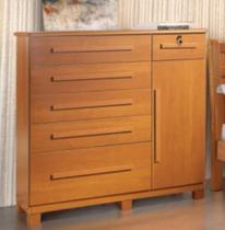Cômoda 046 6 Gavetas 1 Porta Com Sapateira e Pés 100% Mdf Cinamomo - Móveis Valverde Cômoda 046 6 Gavetas 1 Porta Com Sapateira e Pés 100% Mdf Cinamomo - Móveis Valverde