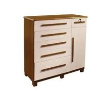 Cômoda 046 6 Gavetas 1 Porta Com Sapateira e Pés 100% Mdf New Canion/Off White - Móveis Valverde Cômoda 046 6 Gavetas 1 Porta Com Sapateira e Pés 100% Mdf New Canion/Off White - Móveis Valverde