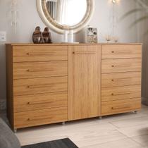 Cômoda 1 Porta 10 Gavetas com Rodízio Imperial