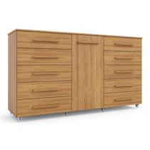 Cômoda 1 Porta 10 Gavetas com Rodízio Imperial