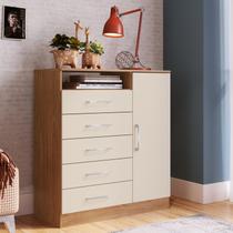 Cômoda 1 Porta 5 Gavetas