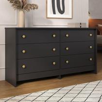 Cômoda 136cm com 6 Gavetas Flex Multimóveis MP4275