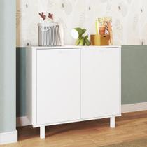 Cômoda 2 Portas 2 Prateleiras MDP 12mm Branco